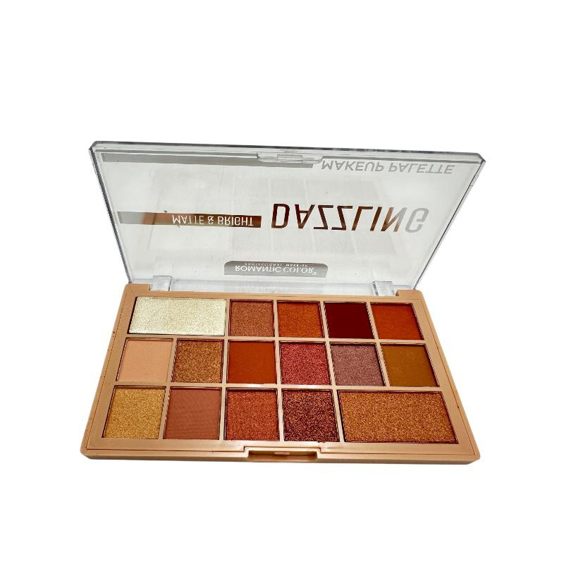 Paleta farduri Romantic Color A3 - 16 culori Matte  Bright, nuante intense, BaoBao