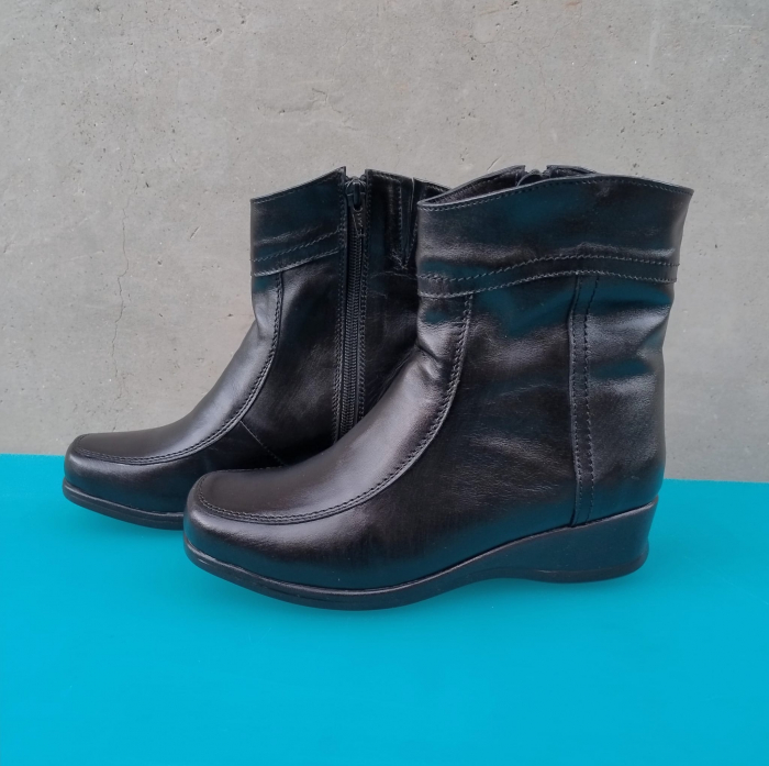 Botine  piele cu talpa ortopedica [2]