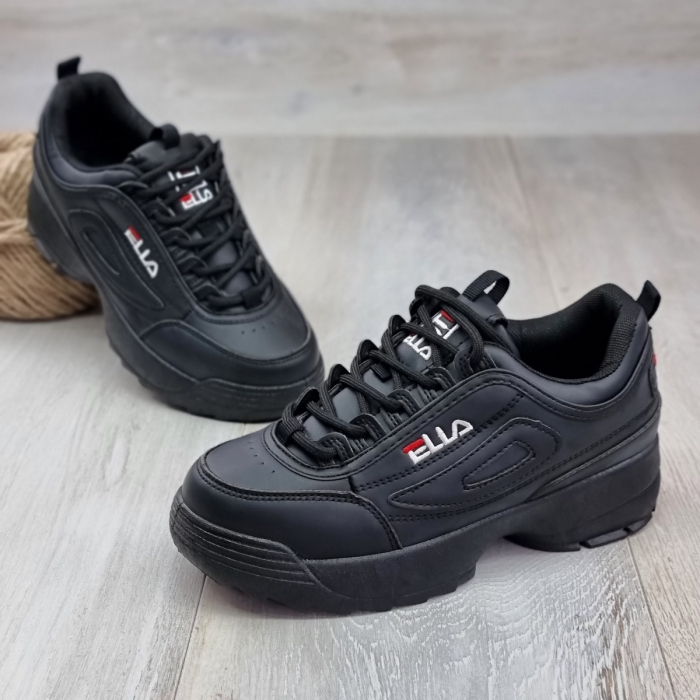 Pantofi sport Ella alb / negru [2]