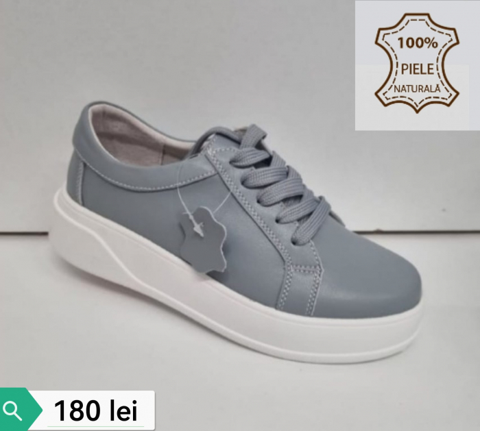 Pantofi  casual  din piele Abgel Blue [2]