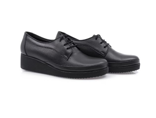 Pantofi casual din piele  cu siret [2]