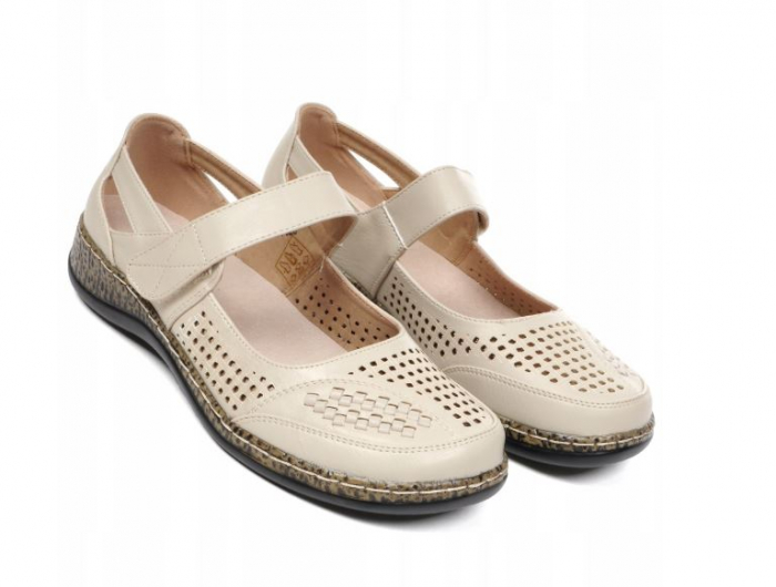 Pantofi Bareta bej [2]