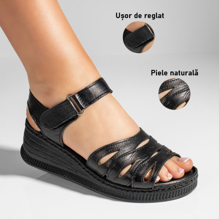 Sandale platforma cu scai Nero [2]