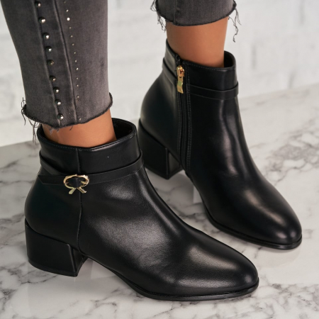 Botine cu toc gros Lina [1]