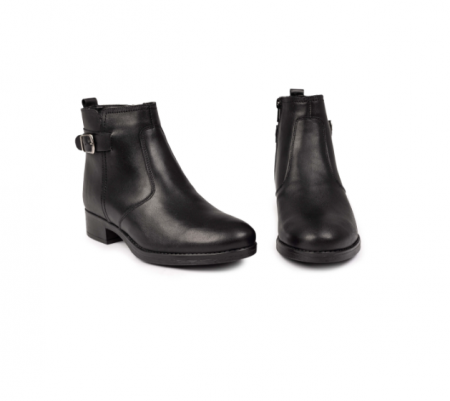 Botine  piele scurte toc jos [1]