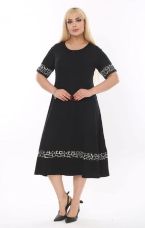 Femei - Rochie Negru /Sah