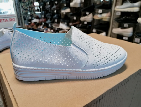 Espadrile perforate Dia Alb /Negru [1]