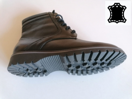 Ghete piele Aby negru [2]