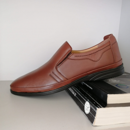 Barbati - Pantof piele naturala Zach