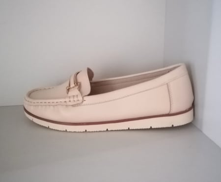 Femei - Mocasini  Aurora bej /negru