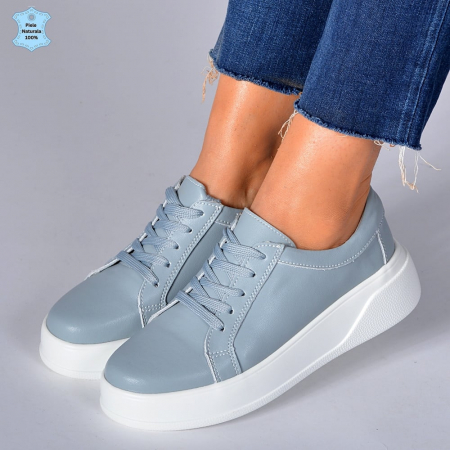 Sport - Pantofi  casual  din piele Abgel Blue