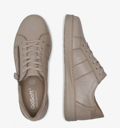 Pantofi casual bej din piele Go Soft [2]