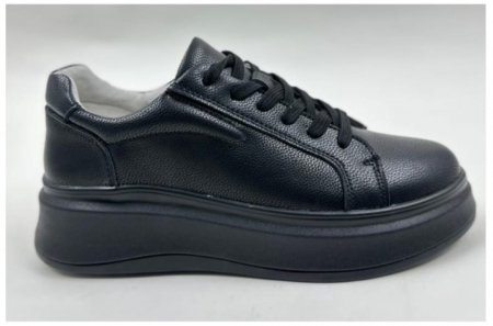 Pantofi casual piele  Angel Blue negru [1]