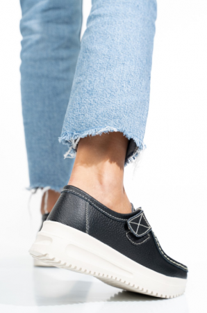 Pantofi casual piele cu platforma [2]
