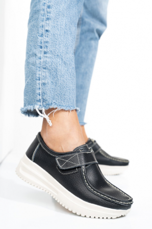 Pantofi casual piele cu platforma [1]