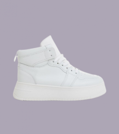 Casual + Balerini - Ghete sport alb