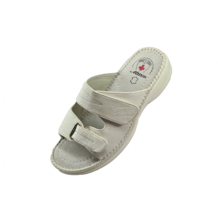 Saboti cu scai dublu Carina negru/bej [2]