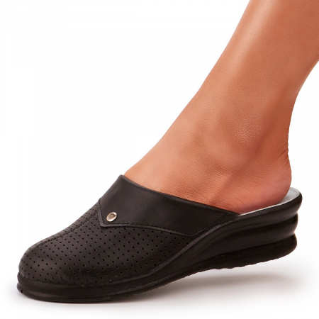 Saboti - Saboti cu varf inchis Sabo negru/alb