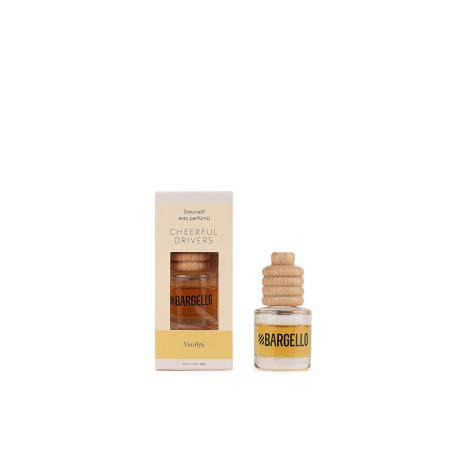 Odorizant auto Bargello vanilie 8 ml montat pe grila de ventilație a mașinii [1]
