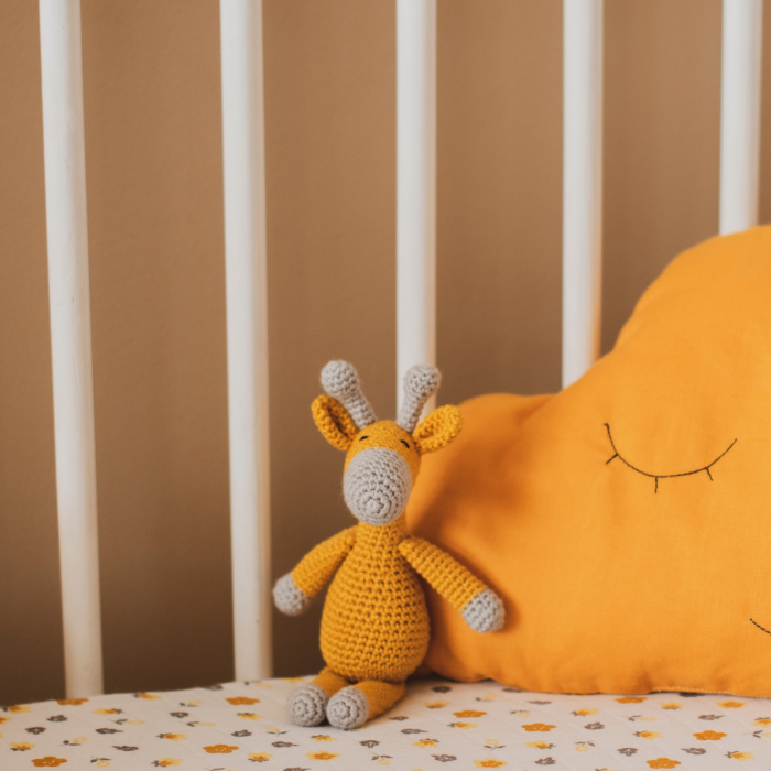 Jucarie crosetata - Girafa mini mustar [1]