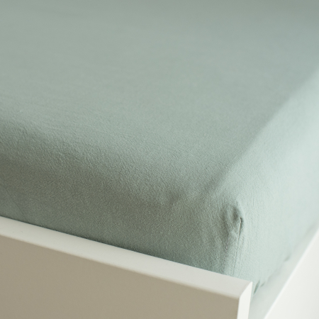 Cearsafuri Patut - Cearsaf bumbac texturat menta