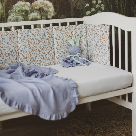 Protectie Pat Bebe cu Model Floral [1]