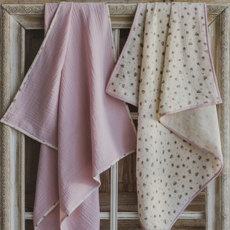 Pentru Bebe - Set museline roz