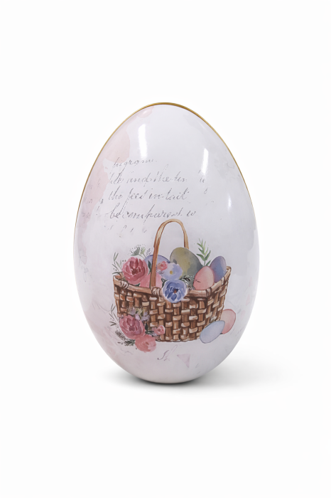 Cadou de Paște: Ou metalic decorativ cu bomboane Bucuria 100 g - Bucuria [2]