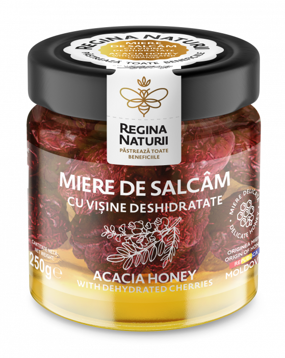 Miere de Salcâm cu Vișine Deshidratate – Regina Naturii [1]