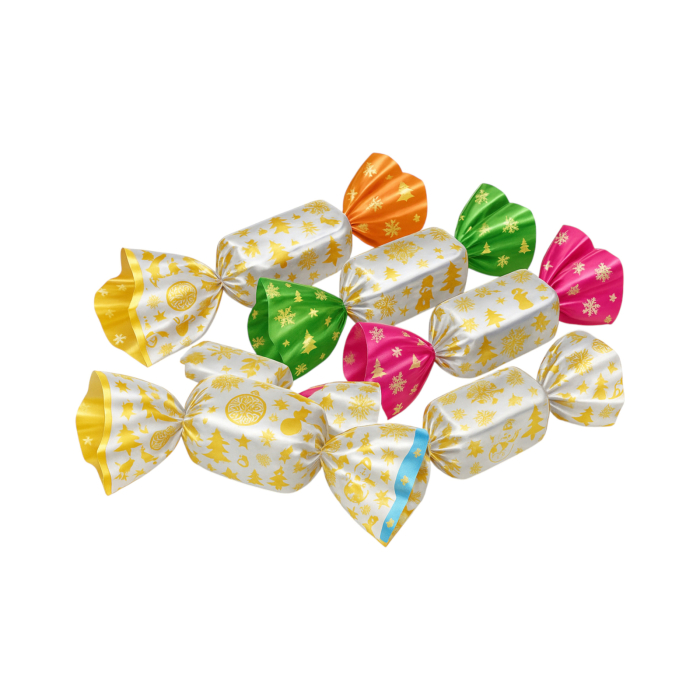 Bomboane de pom „Szaloncukor Fondant Banane & Zmeură” 1kg [1]