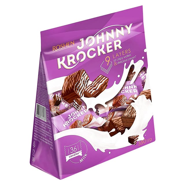 Bomboane Johnny Krocker, cu lapte 350g [1]