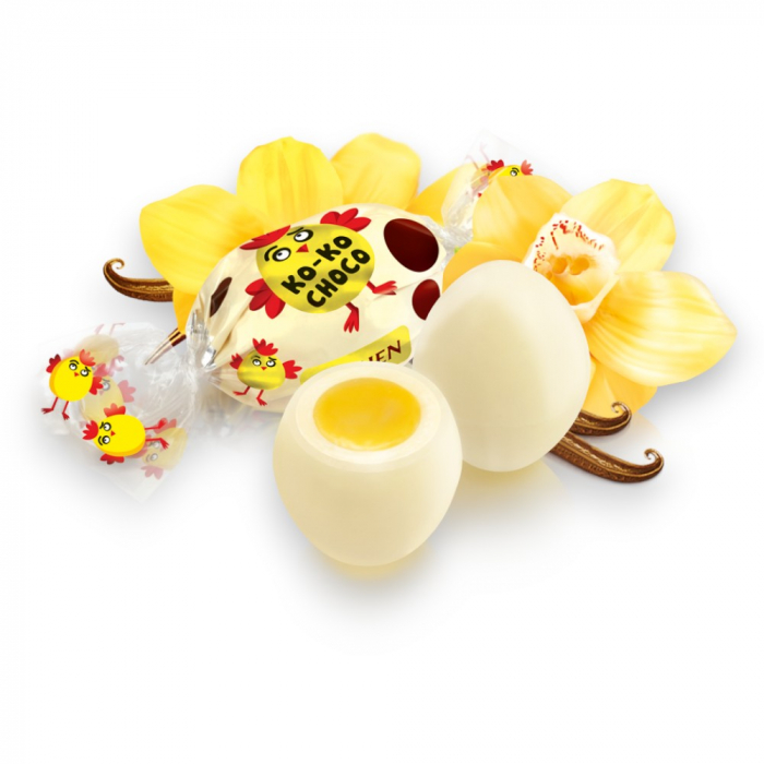 Bomboane Ko-Ko Choco cu ciocolată albă 1 kg [1]