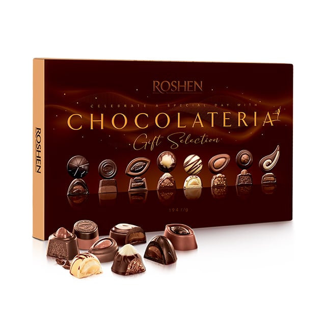 Cutie cu praline ROSHEN CHOCOLATERIA 194g [1]