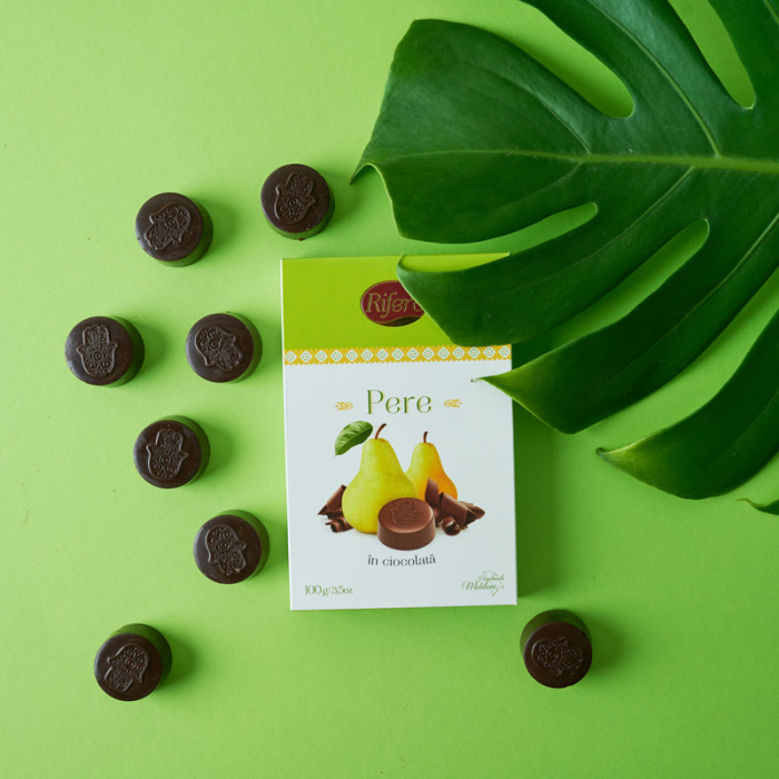 Bomboane Rifero Pere în ciocolată 100g [2]