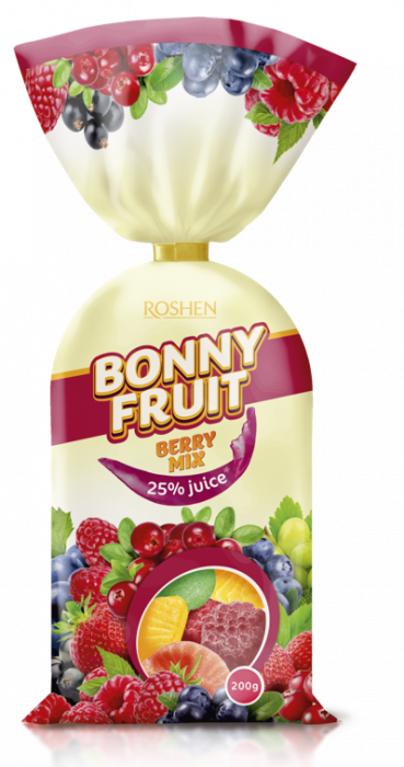 Mix de jeleuri BONNY FRUIT, Fructe de padure 200g [1]