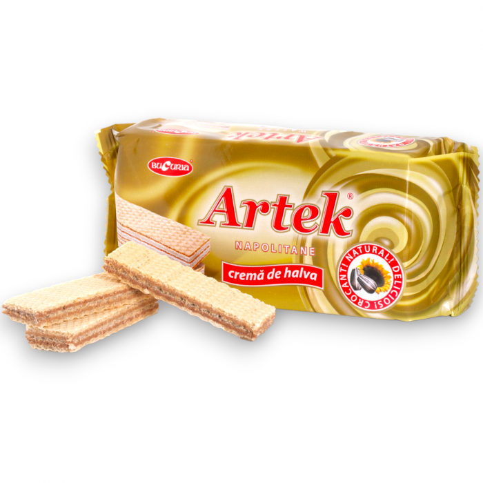 Napolitane Artek cremă de halva 160gr [1]