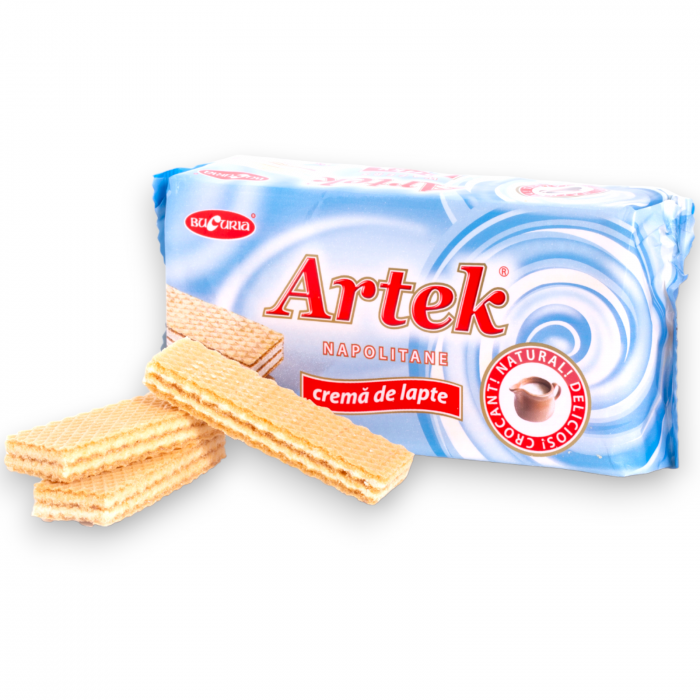 Napolitane Artek cremă de lapte 160gr [1]