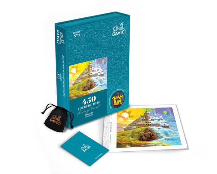 Puzzle din lemn Awakening, 450 piese [1]