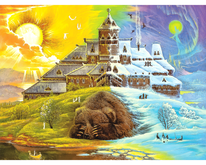 Puzzle din lemn Awakening, 450 piese [6]