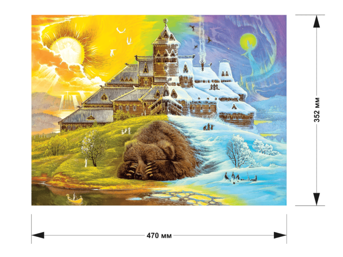 Puzzle din lemn Awakening, 450 piese [5]