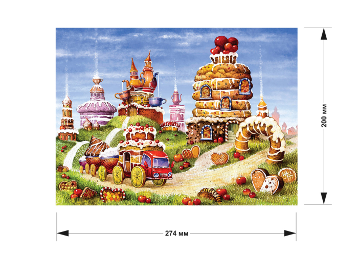 Puzzle din lemn Biscuit Slides, 170 piese [5]