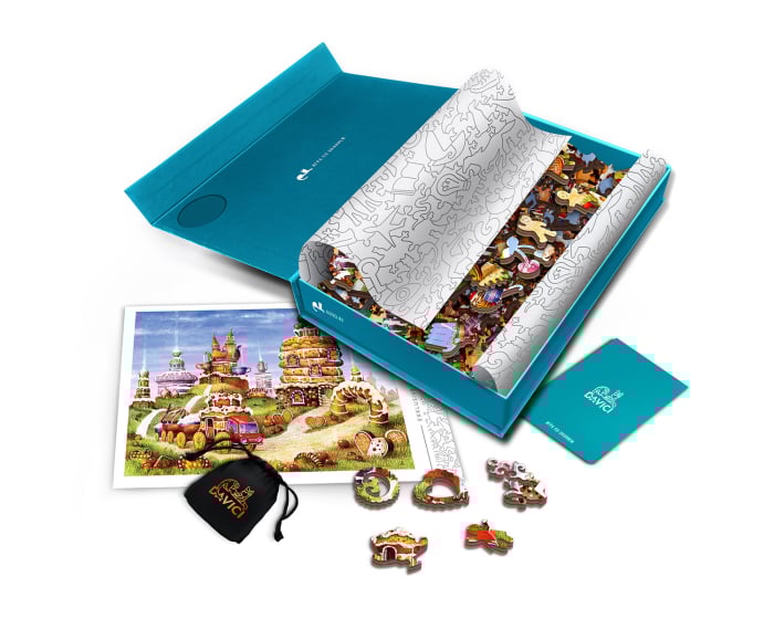 Puzzle din lemn Biscuit Slides, 170 piese [2]