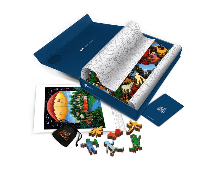 Puzzle din lemn Day And Night, 280 piese [1]
