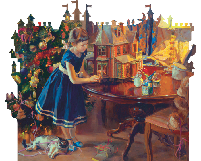 Puzzle din lemn Doll’s house, 240 piese [4]