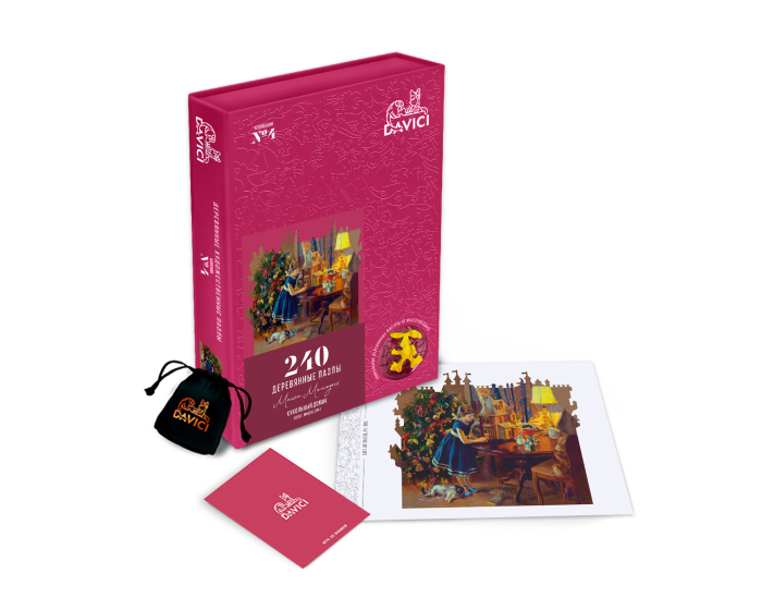 Puzzle din lemn Doll’s house, 240 piese [1]
