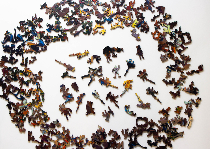 Puzzle din lemn Doll’s house, 240 piese [6]