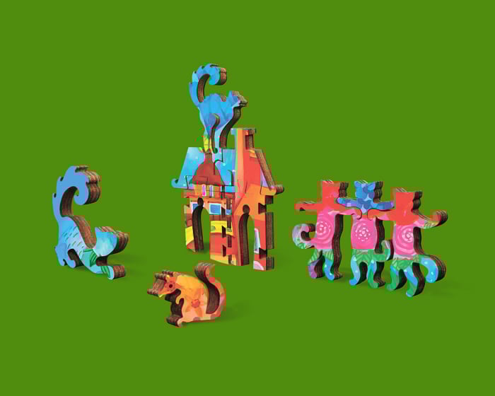 Puzzle din lemn Friendship, 180 piese [4]