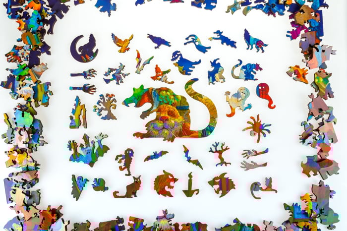 Puzzle din lemn Full Moon Feast, 195 piese [5]