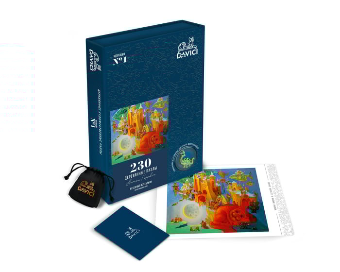 Puzzle din lemn Heavenly Postman, 230 piese [1]