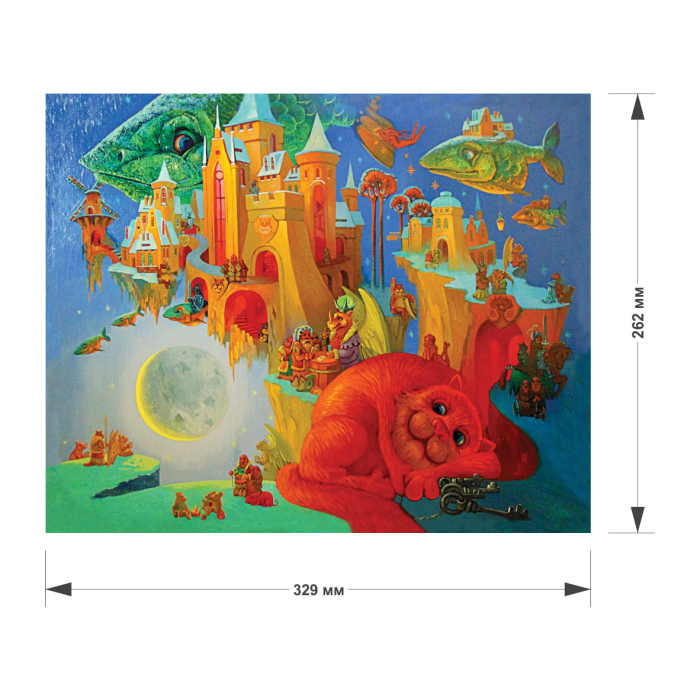 Puzzle din lemn Heavenly Postman, 230 piese [6]